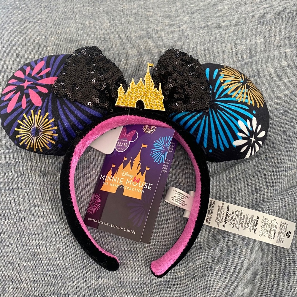🆕 Disney Minnie Ears Main Attraction Fireworks